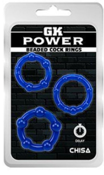 Beaded Cock Rings Pack of 3 Rings