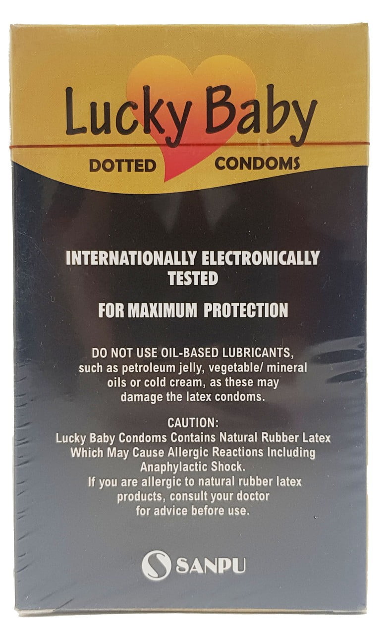 Lucky Baby Ultimate Pleasure Dotted Condoms