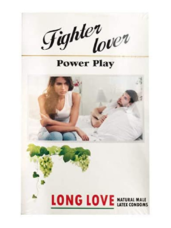 Fighter Lover Power Play Long Love Natural Male Latex Condoms