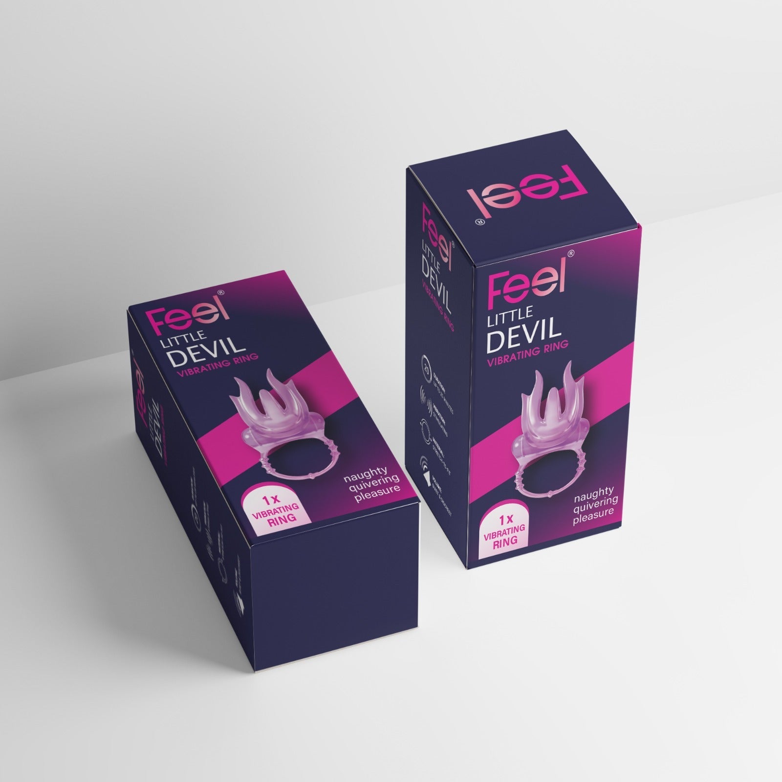 Feel Intense Orgascmic Pure Little Devil Vibrating Ring