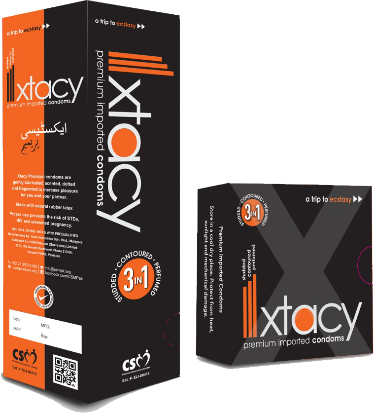 Xtacy premium Condoms By CSM