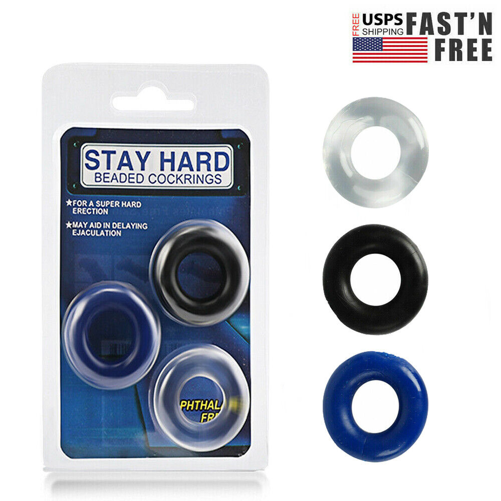 Silicon Cock Rings Pack of 3